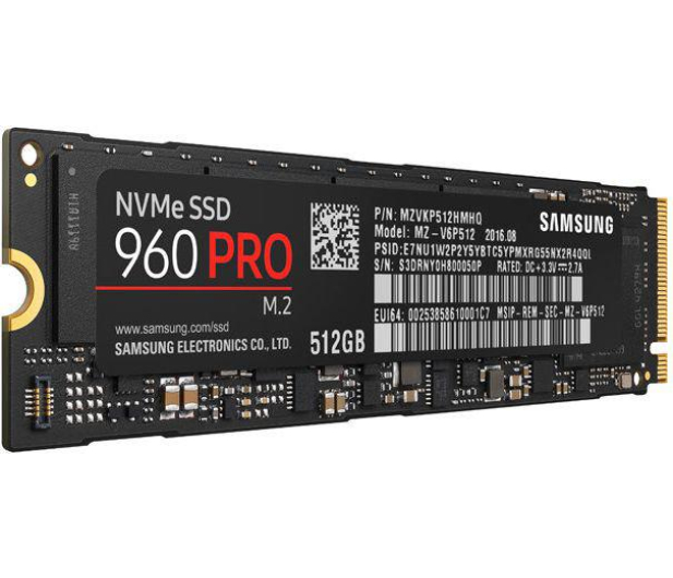 Samsung 512GB 1,8'' Seria 960 Pro M.2 2280 NVMe - 345076 - zdjęcie 3